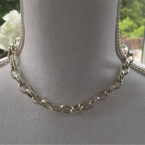 Silver Chain Link Necklace